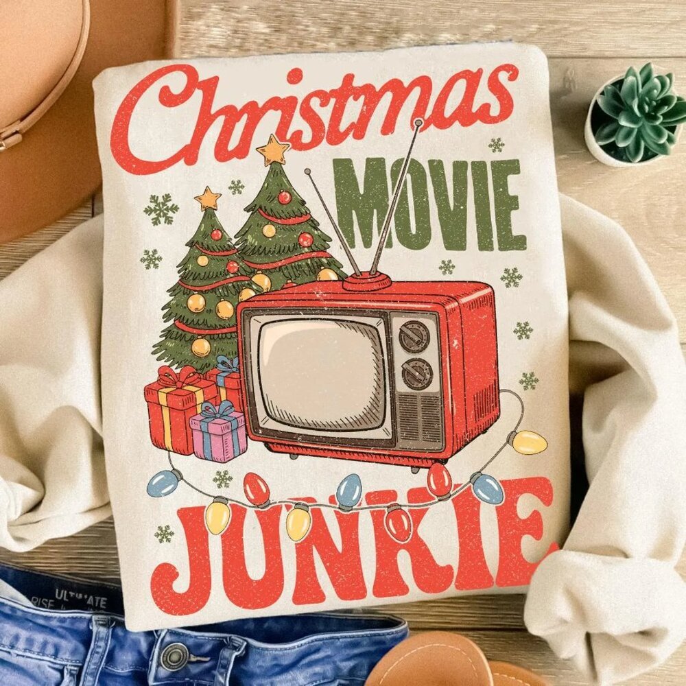 Christmas Movie Junkie, Retro Christmas, Trendy Christmas Characters 05